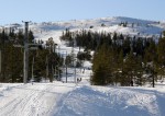 On the ski lift