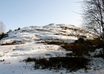 Snow on the quiet hill