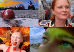 Pepperminta: Collage of stills from film trailer