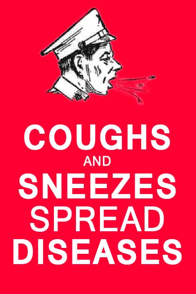 Head cold: Coughs and sneezes spread diseases