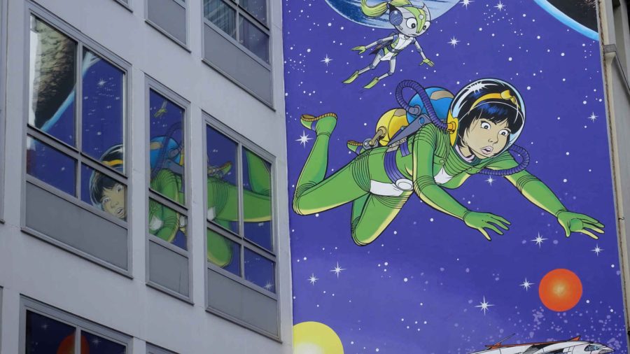 Yoko Tsuno - Rue Terre-Neuve - reflected detail