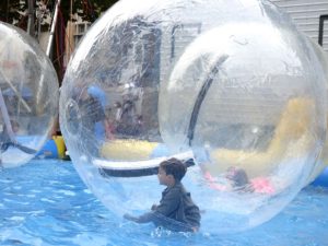 Saint Job Fair: Boy in a bubble