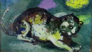 Chagall detail - cat