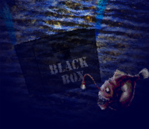 Black box and anglerfish