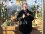 Photographer among the cactuses