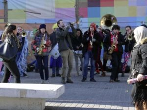 Street orchestra in Brussels