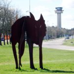 Landvetter wolf with control tower