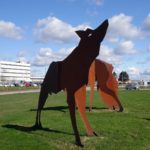 Landvetter wolves with airport building