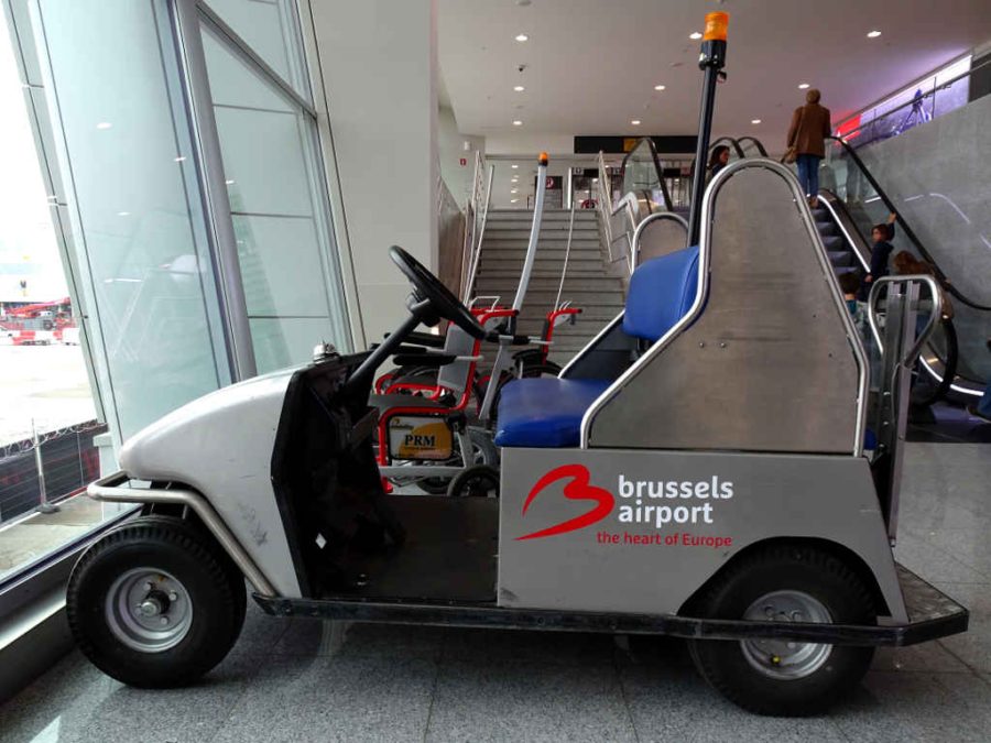 Brussels airport cart