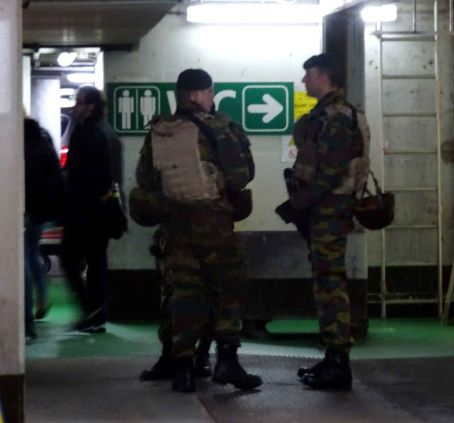 Brussels airport security