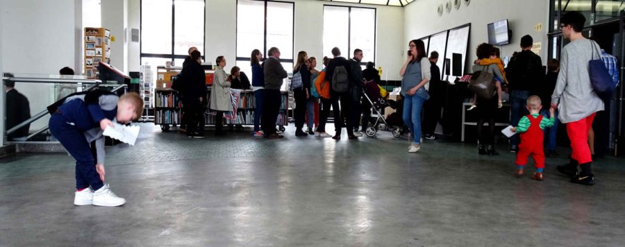 Incidents: Sunday queue at Wiels art gallery