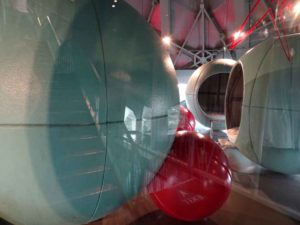 Atomium interior - kids' sleeping sphere