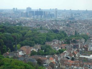 Central Brussels from Atomium