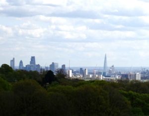 London green: London skyline from Hamstead Heath (City)