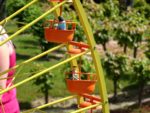 On a ferris wheel