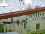 Sinking gondola in Venice