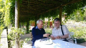 Michael and me in the van Buuren Gardens