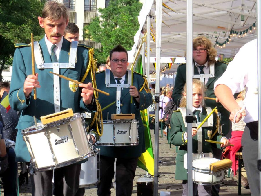 National holiday - Drummers on parade