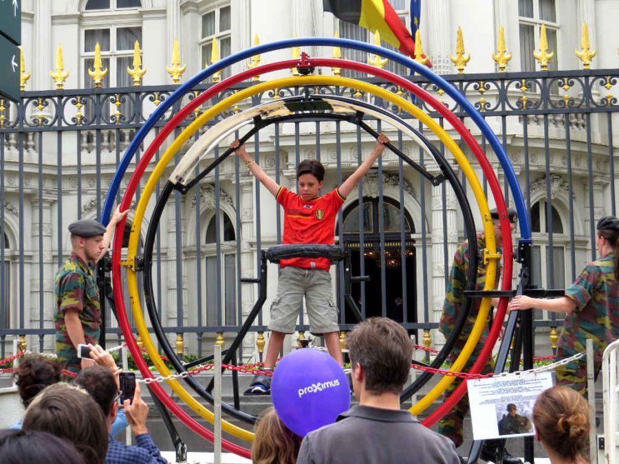 National holiday - Boy in spinner