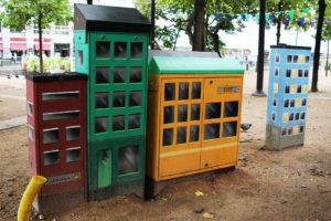 Utility boxes: Electrical cabinets Brunnsparken