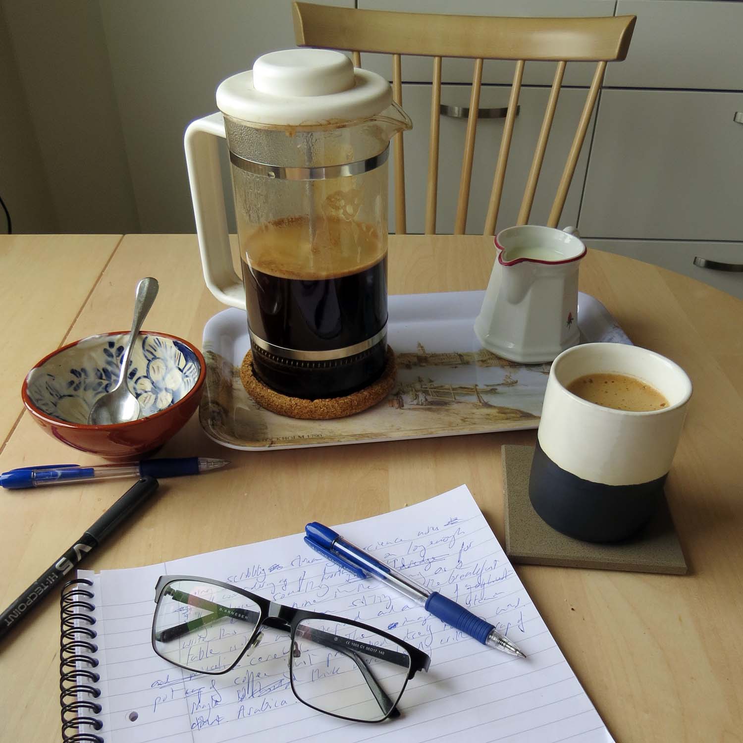 Self-publication: Writer's breakfast table
