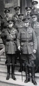 Earl Haig and some staff members