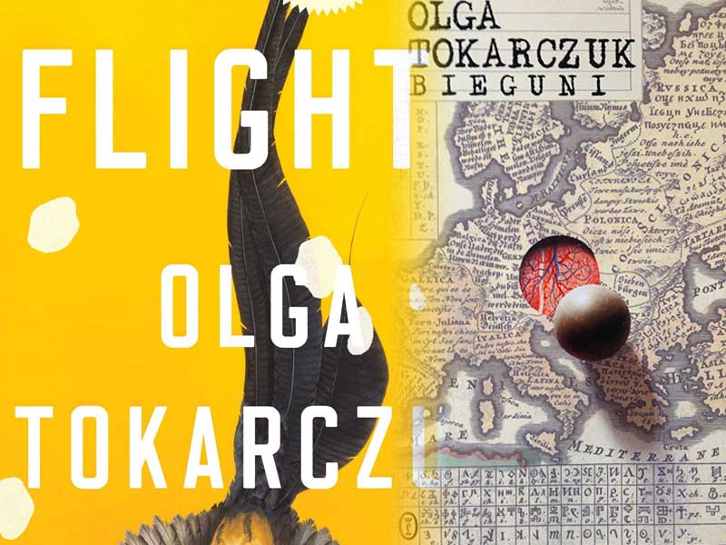 In Flight: The covers of my edition of Flights and a Polish edition of Bieguni