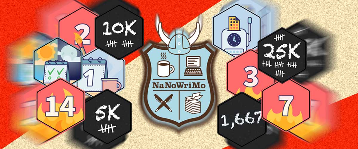 NaNoWriMo23 (badges) header