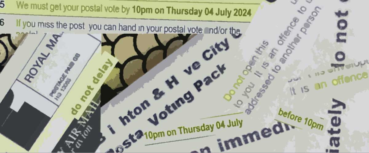 Postal ballot header